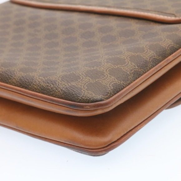 CELINE Macadam Canvas Shoulder Bag Brown Auth ar5789 - Picture 14 of 16